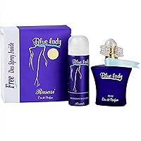 Blue Lady Eau De Parfum By Rasasi - 40 Ml (1.33 Fl.oz) Perfume Set Collection by Blue Lady