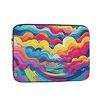 Laptop Sleeve 17 inch Rainbow Pattern Print Laptop Case Durable Briefcase Cover Slim Laptop Bag Shockproof Laptop Protective case for Travel Work