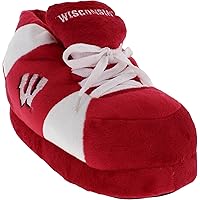 Comfy Feet Everything Comfy Wisconsin Badgers Original Sneaker Slipper, Medium,5.5-7.5 Women/4.5-6.5 Men,CFNCAA01