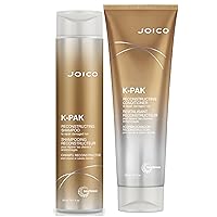 Joico K-PAK Daily Reconstructing Shampoo & Conditioner | For Damaged Hair | Restore Shine | Smooth & Detangle | Eliminate Static | With Keratin & Guajava Fruit Extract