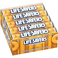 LIFE SAVERS Butter Rum Hard Candy Bulk, 1.14 ounce (20 Single Packs)
