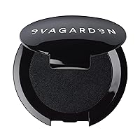 Velvet Matte Eye Shadow - Creamy and Velvety Powder with Intense Color - High Pure Pigments Creates Soft Focus Effect - Light, Adherent Film Blends Easily - 128 Black - 0.08 oz