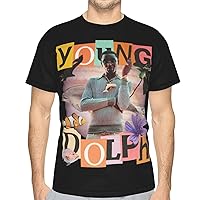 Young Rapper Dolph Singer T Shirt Mens Classic Sports Tee Crew Neck Short Sleeve Tops Black