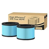 2 Pack MK01 MK06 TZ-K1 KN6391RGB Air Filter Replacement Compatible with AROEVE MK01 MK06, KN6391RGB, ToLife TZ-K1, 4-in-1 High-Efficiency H13 HEPA, remove dust, pollen, lint, pet dander, smoke, VOCs
