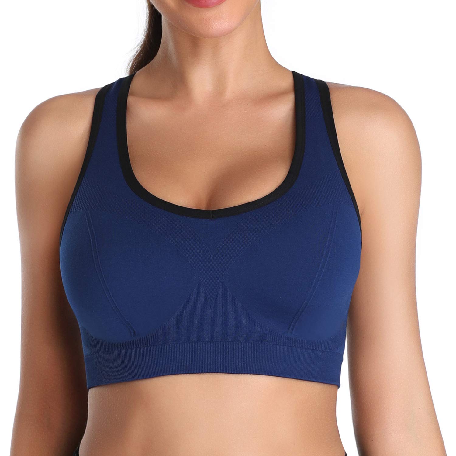 MIRITY Padded Strappy Sports Bras for Women Fashion Comfy