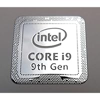 Made Sticker Compatible with Intel Core i9 9th Generation 18 x 18mm / 11/16