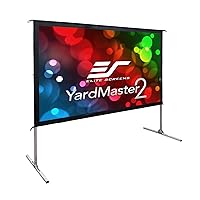 Elite Screens Yard Master 2, 135-inch Outdoor Portable Fast Folding Projector Screen w/ Stand 16:9, 8K 4K Ultra HD 3D Movie Theater Cinema REAR Projection (OMS135HR3) US Based Company 2-YEAR WARRANTY