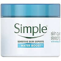 Simple Water Boost Skin Quench, Sleeping Cream, 1.7 Fl Oz (Pack of 1)