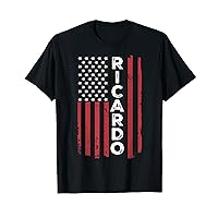 Ricardo USA Flag American Flag Patriotic T-Shirt