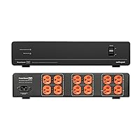 AudioQuest - PowerQuest 707 High-Performance Power Conditioner with 12 AC outlets, 2m Detachable AC Power Cable, and 2RU Rack Ears. Perfect for TV, AV Receiver, Xbox, Playstation, Soundbar
