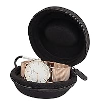 Heavy Duty Travel Watch Case Single Storage Box, Shock-Resistant Wristwatches Smart Watches Storage Holder Box