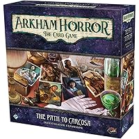 Fantasy Flight Games Arkham Horror The Card Game The Path to Carcosa Investigator Expansion - Enveil The Madness! Lovecraftian Cooperative LCG, Ages 14+, 1-4 Players, 1-2 Hour Playtime, Made