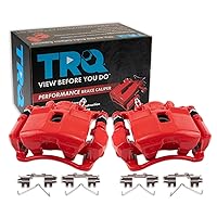 TRQ Front Brake Caliper Set Compatible with 02-06 Acura RSX 03-11 Honda Civic 07-08 Fit