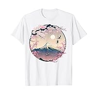 Japanese Sakura Garden Geisha Mount Fuji Cherry Blossom T-Shirt
