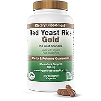 600 mg of Organic Red Yeast Rice - IP6 International - 240 Veg Caps