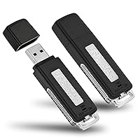 Digital Voice Recorder; Modea Portable Digital USB Disk Audio Voice Recorder with U Flash Memory (16GB)(Black)
