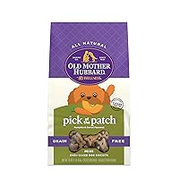 Old Mother Hubbard by Wellness Pick of the Patch Grain Free Natural Dog Treats, Crunchy Oven-Baked Biscuits, Ideal for Training, Mini Size, 16 ounce bag