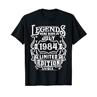Birthday July 1984 Year Limited Edition Unique Legends T-Shirt