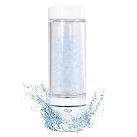 Molecular Hydrogen Water Purification Unit - 9 Layers Dual Chambers Electrode, Platinum Coated Titanium, 100% Pure Hydrogen Enriched Water, Up to 3000 ppb, Easy to Use, Portable