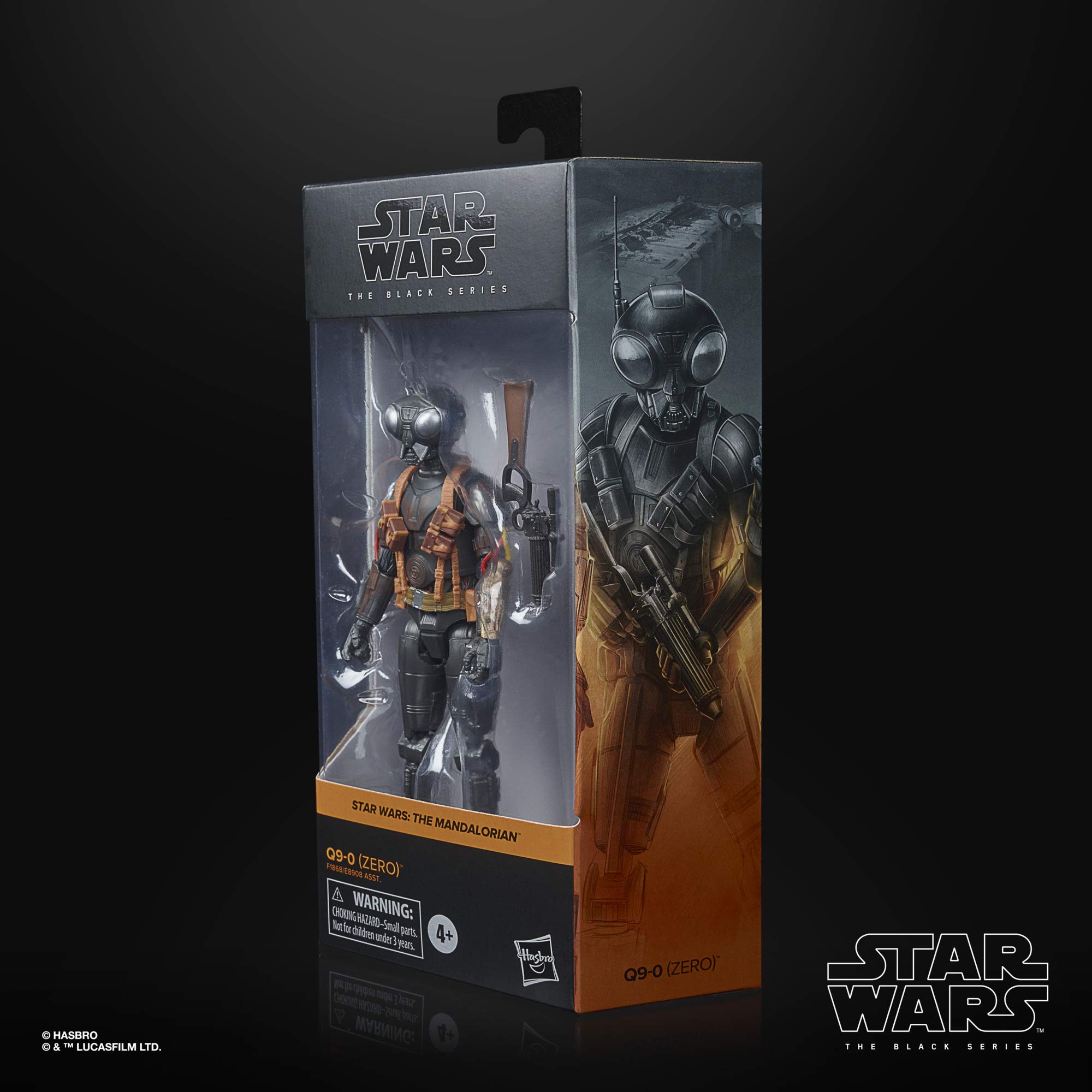 STAR WARS The Black Series Q9-0 (Zero) Toy 6-Inch-Scale The Mandalorian Collectible Figure with Accessories, Toys for Kids Ages 4 and Up,F1868