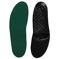 Rx Orthotic Arch Support Full Length Shoe Insoles, Women's 7-8.5/Men's 6-7.5