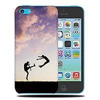 Cool Martial Arts Fighting Pose Phone CASE Cover for Apple iPhone 5C