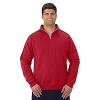 Jerzees Men's NuBlend 1/4 Zip Cadet Collar Sweatshirt