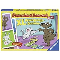 Ravensburger 21354 Mouse Strap and Bear Strong XL Motion Domino