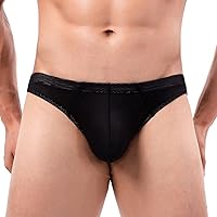 Men's Underwear with Pouch Briefs Trendy Lightweight Bulge Enhancer Jock Strap for Men G String Athletic Supporters