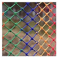 Protective Net Color Decorative Net, Stair Fence Rope Net Outdoor Kids Swing Garden Plant Fence Cargo Net, Safety Net for Playground Rope Netting (Size : 3x4m(9x13ft))