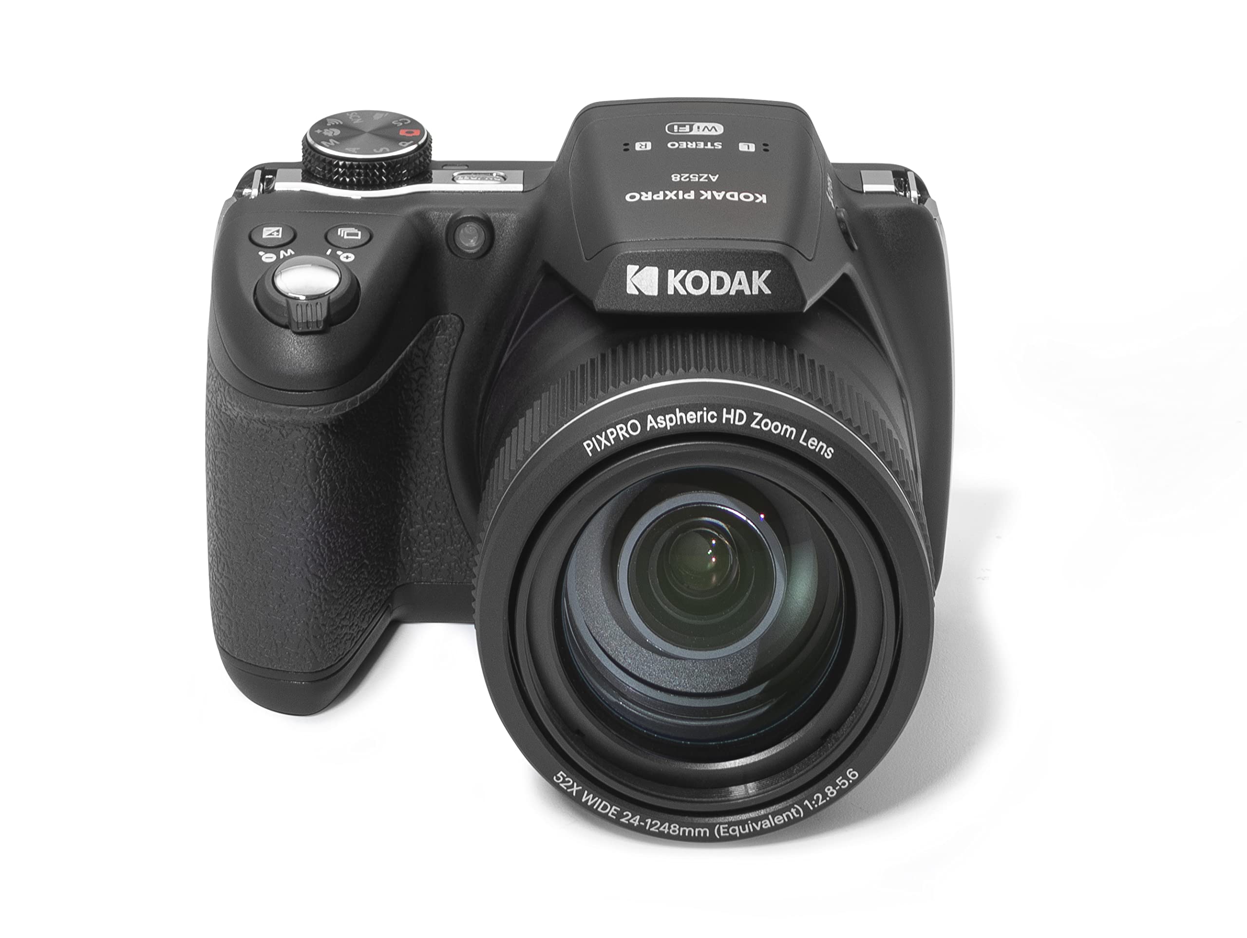 KODAK PIXPRO Astro Zoom AZ528-BK 16 MP Digital Camera with 52x Optical Zoom 24mm Wide Angle Lens 6 fps Burst Shooting 1080P Full HD Video Wi-Fi Connectivity and a 3