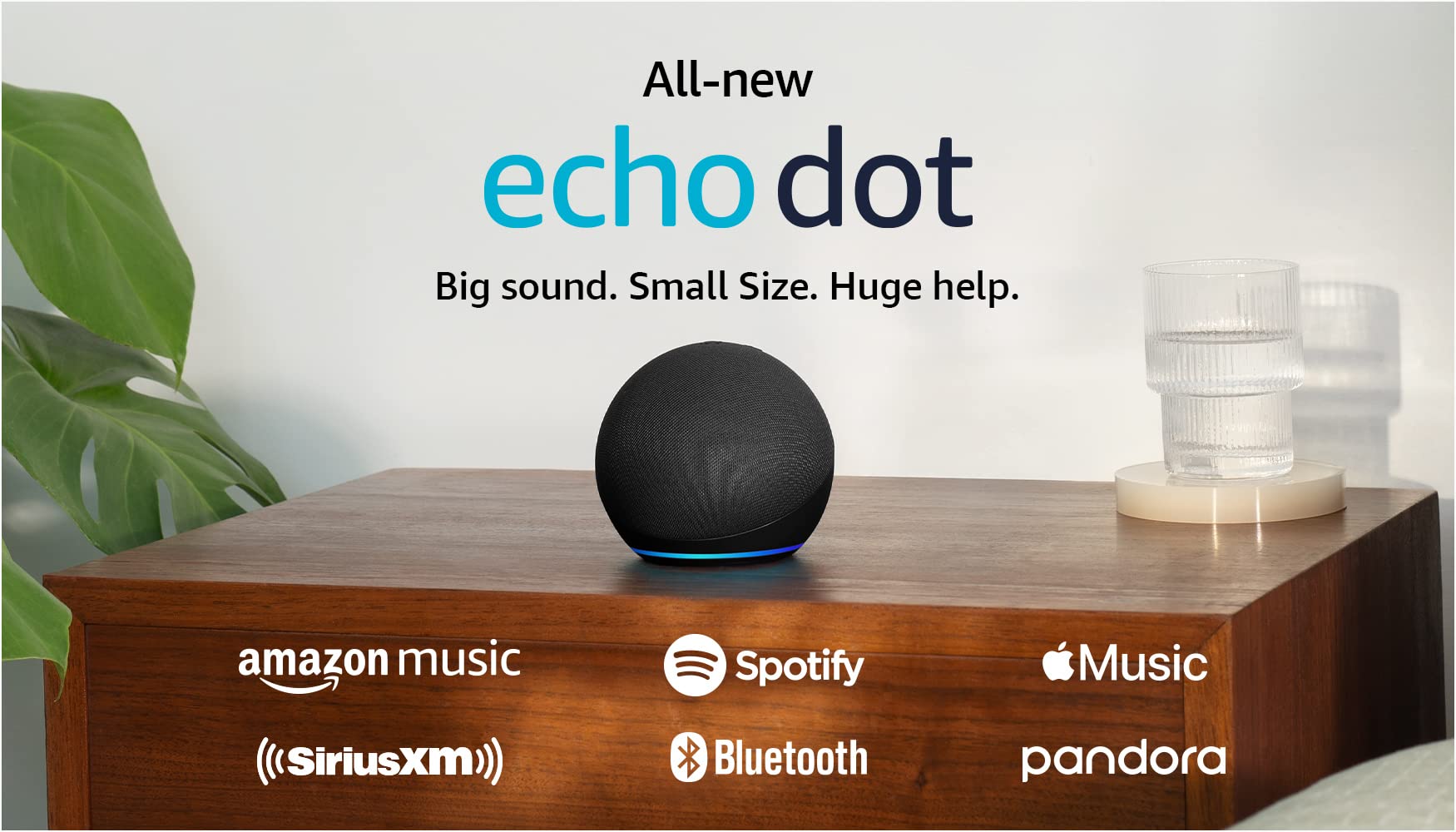 Echo Dot (5th Gen, 2022 release) | With bigger vibrant sound, helpful routines and Alexa | Charcoal