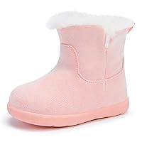 BMCiTYBM Girls Boys Snow Boots Warm Winter Fur Lined Baby Shoes (Infant/Toddler/Little Kid)