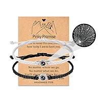 FSHero I Love You 100 Languages Couples Bracelets, Matching Bracelets Gifts for Boyfriend,My Love,My Husband,Pinky Promise,My Man,Anniversary