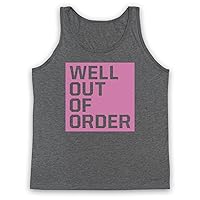 Men's Well Out of Order Funny Slogan Tank Top Vest