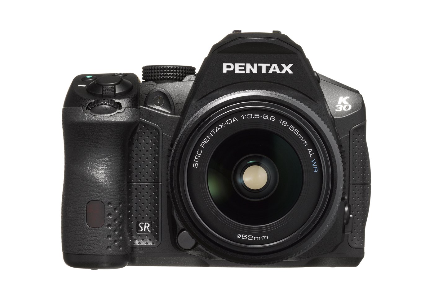 Pentax K-30 lens kit black w DA 18-55WR Weather-Sealed 16 MP CMOS Digital SLR with DA 18-55mm and 3-Inch LCD Screen (OLD MODEL)