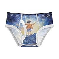 ALAZA Baby Boys' Briefs Toddler Boys Underwear 100% Cotton Soft Character Cute 5 2T