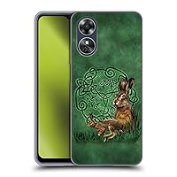 Head Case Designs Officially Licensed Brigid Ashwood Hare Celtic Wisdom 2 Soft Gel Case Compatible with Oppo A17