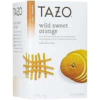 Tazo Wild Sweet Orange Herbal Tea, 20 ct