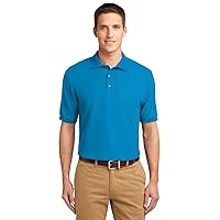 Port Authority Silk Touch Polo. K500 Turquoise