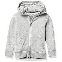 Nautica Boys' Long Sleeve Sensory-Friendly Fleece Full Zip Hoodie