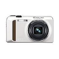 Casio High Speed Exilim Ex-ZR400 Digital Camera White EX-ZR400WE - International Version (No Warranty)