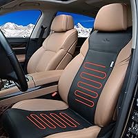 Car Seat Cushion for Back and Seat, Winter Seat Cushion for Driver or Passenger.(Black)