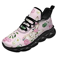 Easter Shoes for Women Men Road Running Athletic Walking Tennis Sneakers Easter Eggs Shoes Gifts