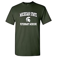 Michigan State Spartans Arch Logo Departments, College T Shirt, Team Color