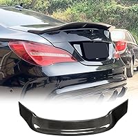 MCARCAR KIT Carbon Fiber Trunk Spoiler for Mercedes Benz CLA Class 2013-2019 W117 C117 CLA45 AMG Sedan CLA180 CLA220 CLA250 CLA260 CLA200 Rear Boot Lid Highkick Spoiler Wing Lip (Style A)