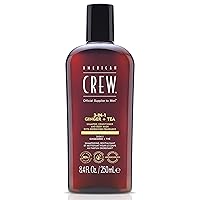 AMERICAN CREW 3-IN-1 GINGER + TEA Shampoo, Conditioner and Body Wash, 8.4 Fl Oz (Pack of 1)