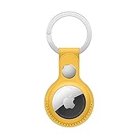 Apple AirTag Leather Key Ring - Meyer Lemon