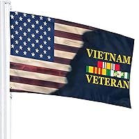 Vietnam Veteran Vietnam Day Flag 3x5 Foot Durable And Fade Resistant,Perfect For Any Balcony Or Courtyard,Garden Decorative Banner