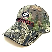 University of Georgia Bulldogs Frost Mossy Oak Camouflage Adjustable Curved Bill Hat
